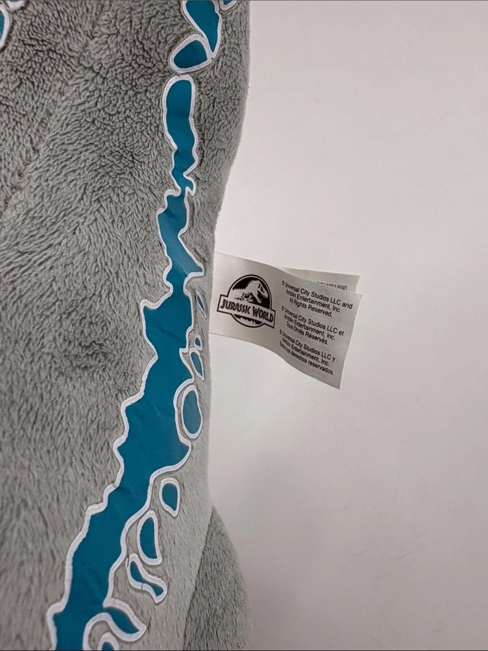 Gray Dino Plush Stuffed Animal - Soft Kids Toy